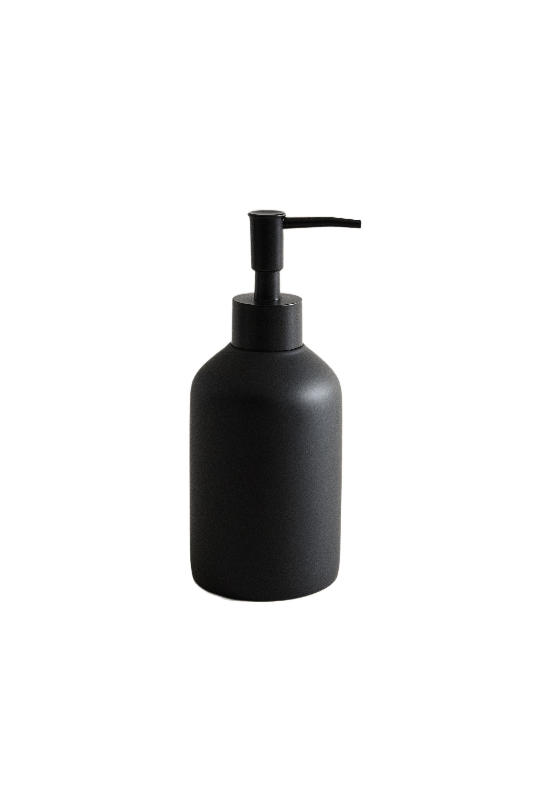 DISTRIBUTEUR SAVON RÉSINE NOIR